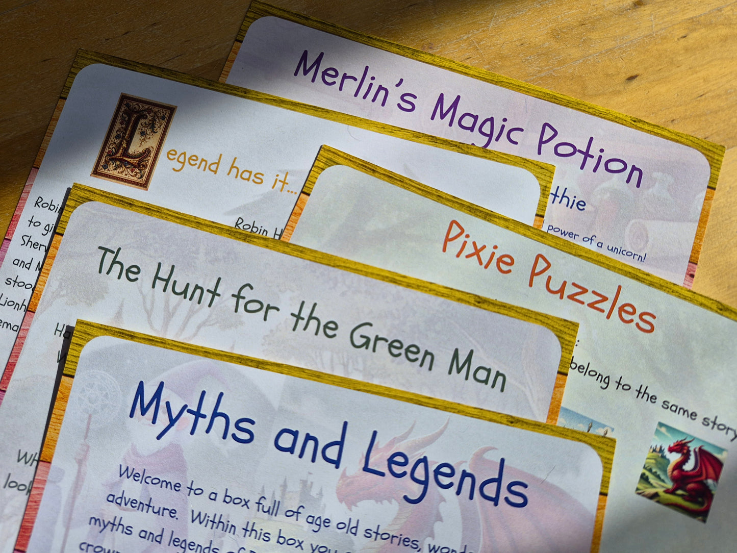 Myths & Legends Craft Adventure Box